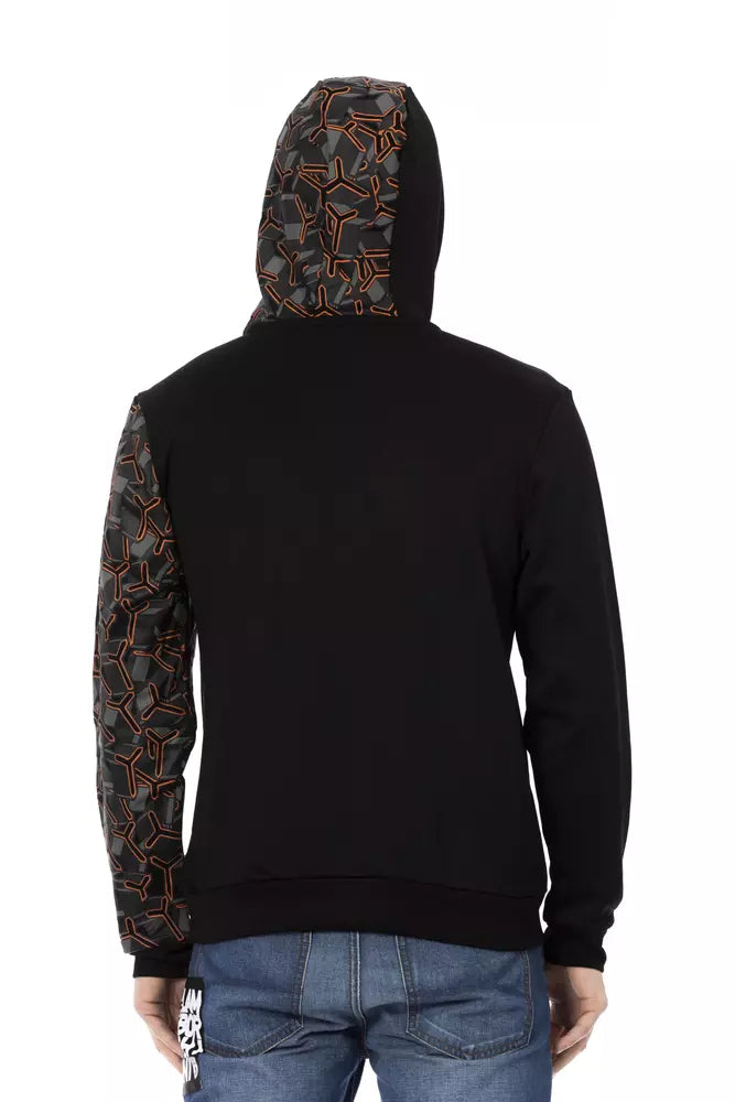Automobili Lamborghini Black Cotton Men's Hoodie - ACCEXO