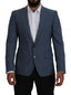 Dolce & Gabbana Elegant Blue Single Breasted Sport Blazer - ACCEXO
