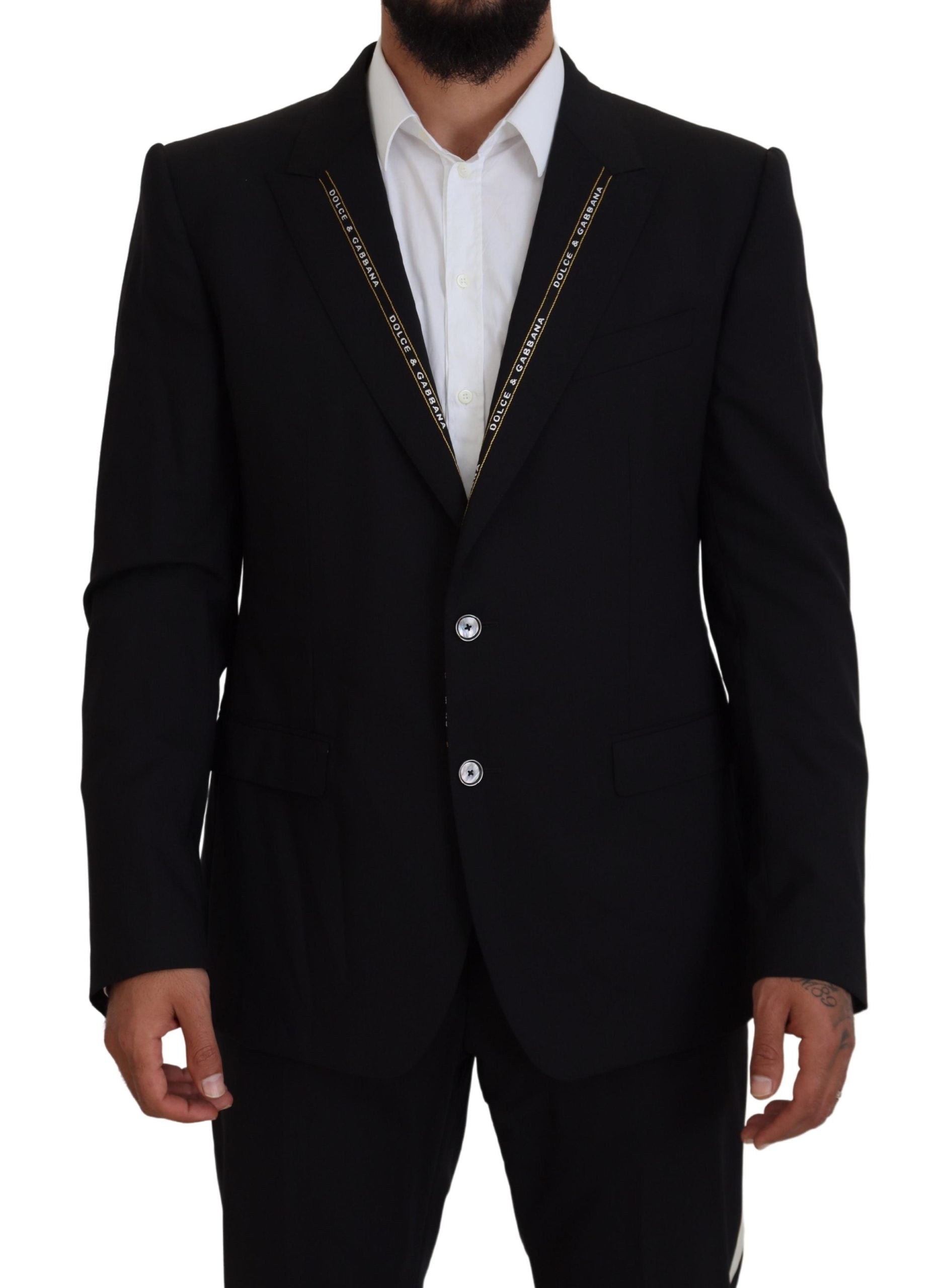 Dolce & Gabbana Sicilian Style Black Single Breasted Blazer - ACCEXO