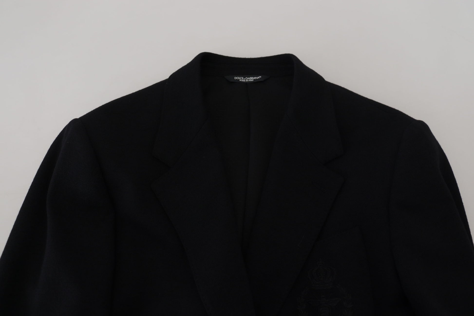 Dolce & Gabbana Elegant Single Breasted Black Wool Blazer - ACCEXO