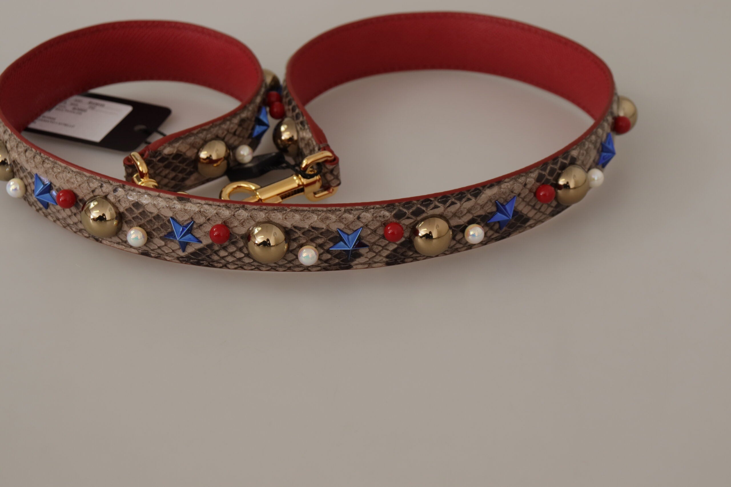 Dolce & Gabbana Elegant Python Leather Shoulder Strap - ACCEXO