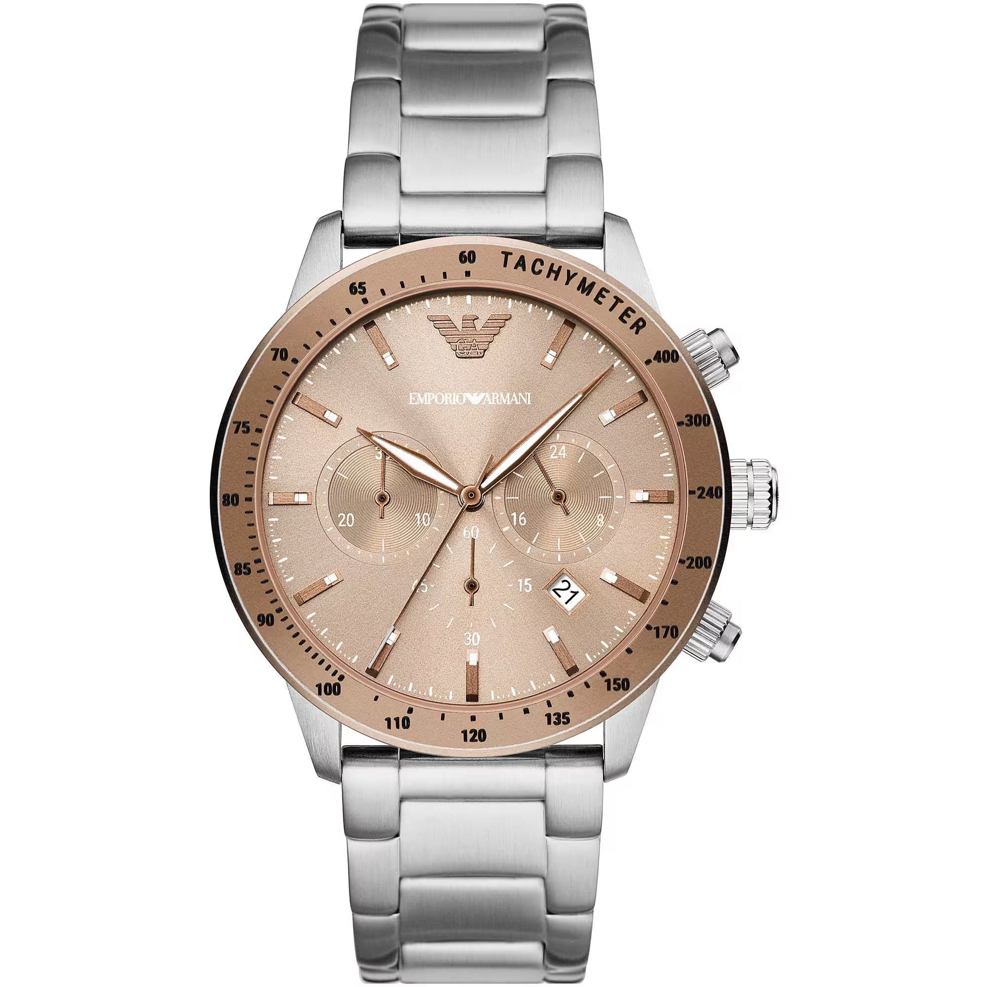 Emporio Armani Classic Chronograph Steel Men's Watch - ACCEXO