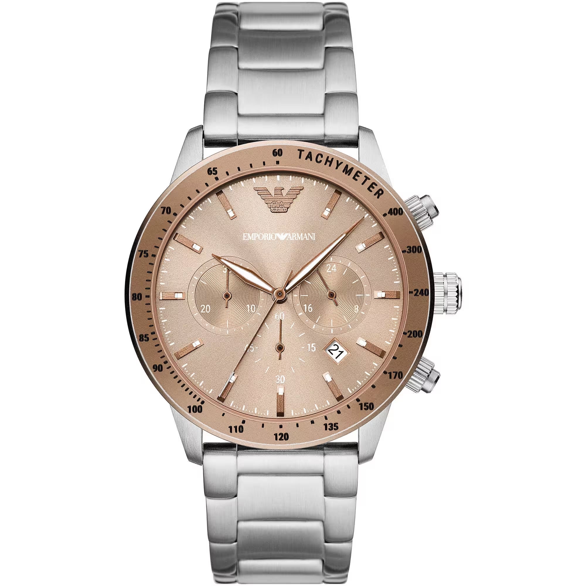 Emporio Armani Classic Chronograph Steel Men's Watch - ACCEXO