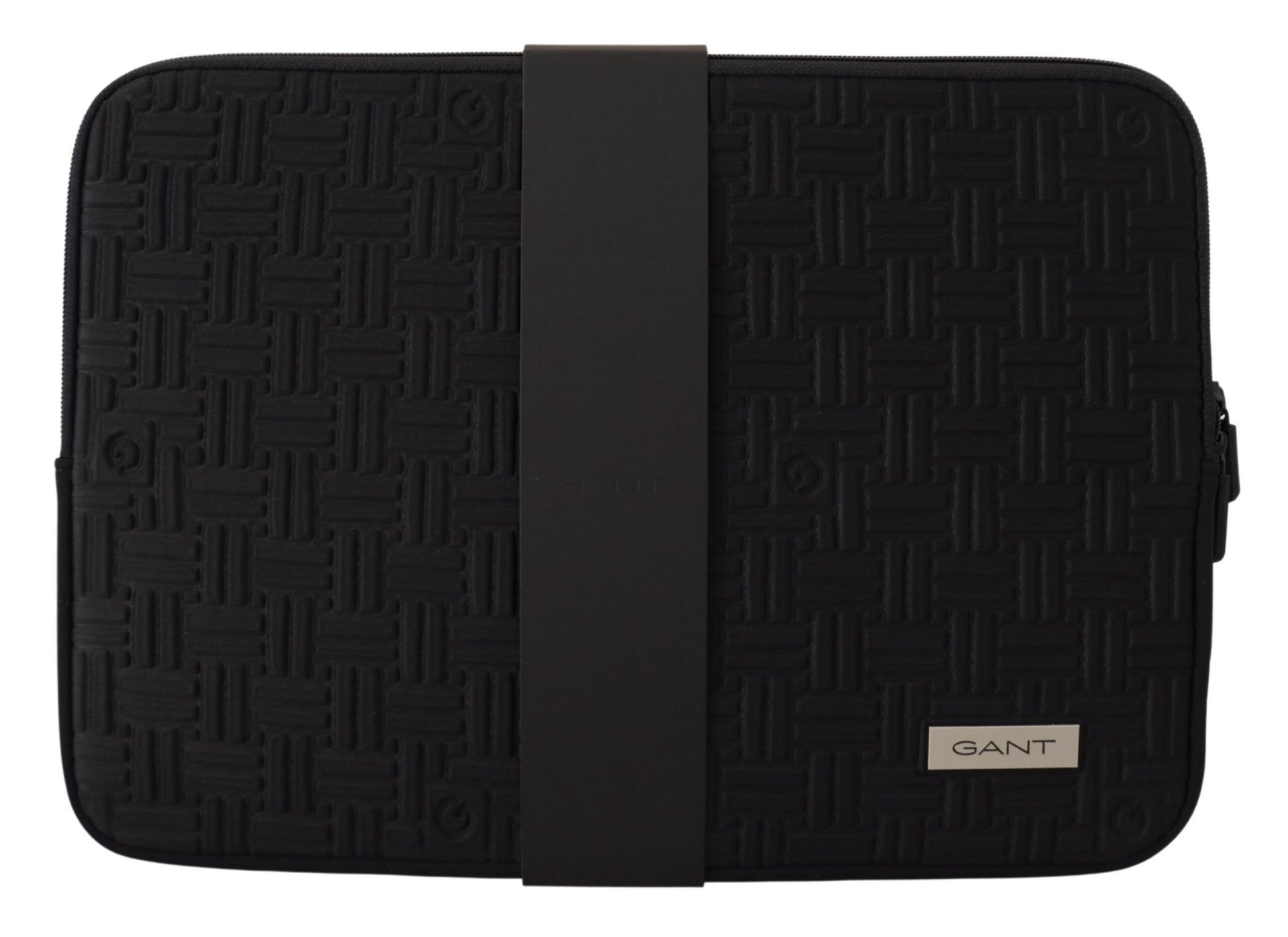Gant Black Padded Pouch Bag Zipper Cover Sleeve Case - ACCEXO