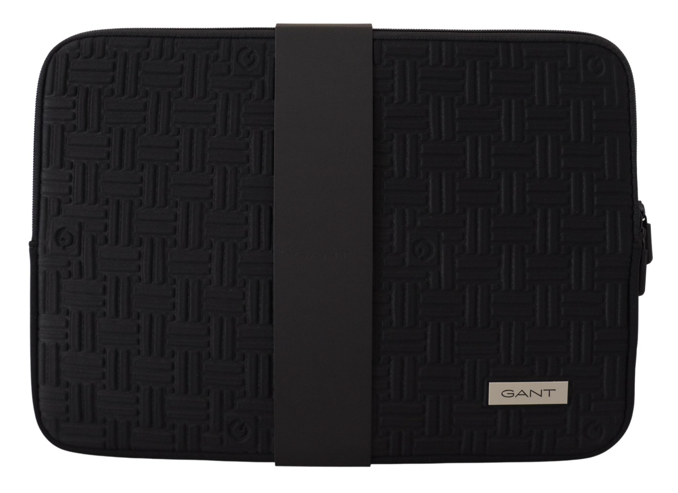 Gant Black Padded Pouch Bag Zipper Cover Sleeve Case - ACCEXO