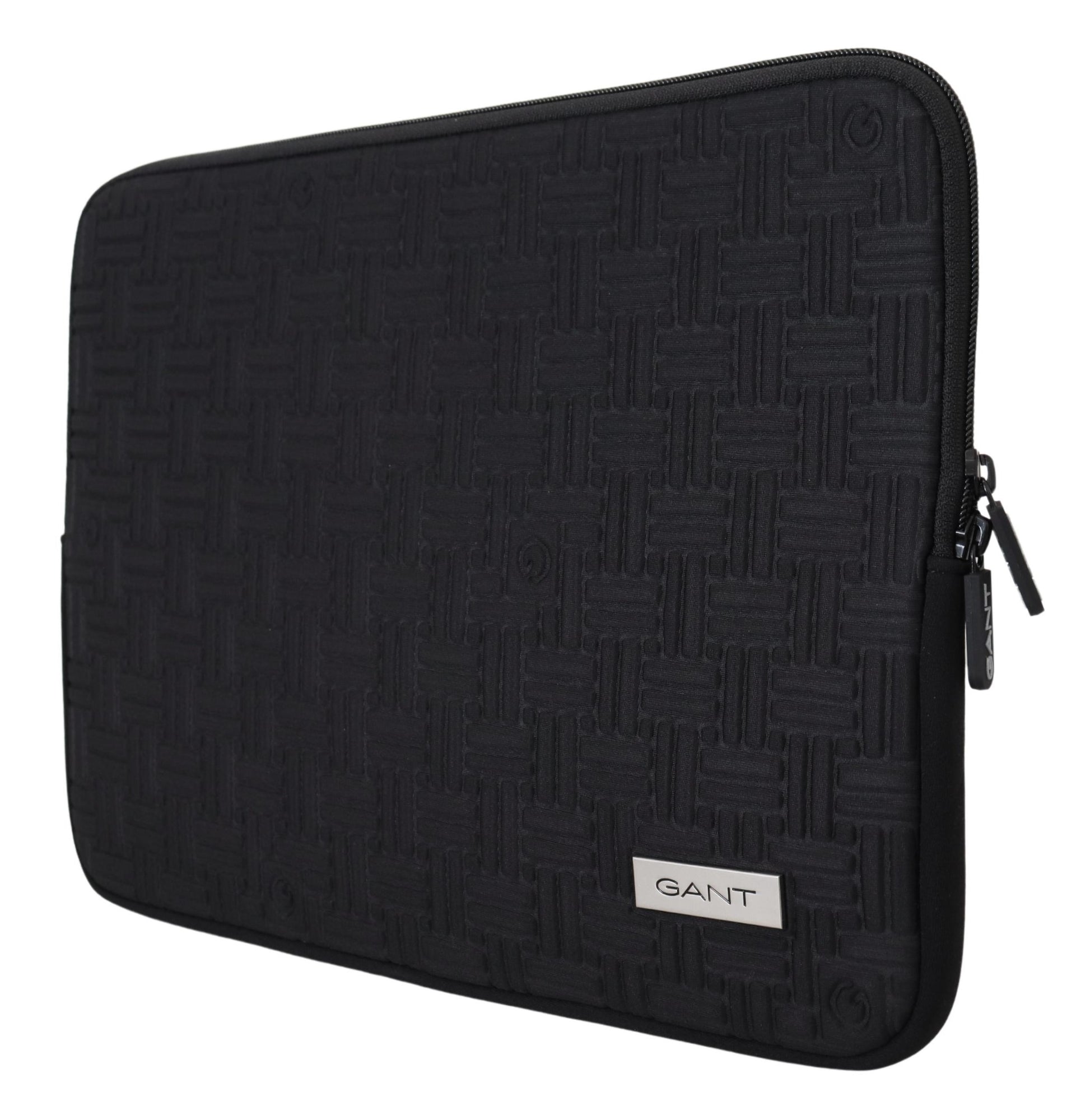 Gant Black Padded Pouch Bag Zipper Cover Sleeve Case - ACCEXO