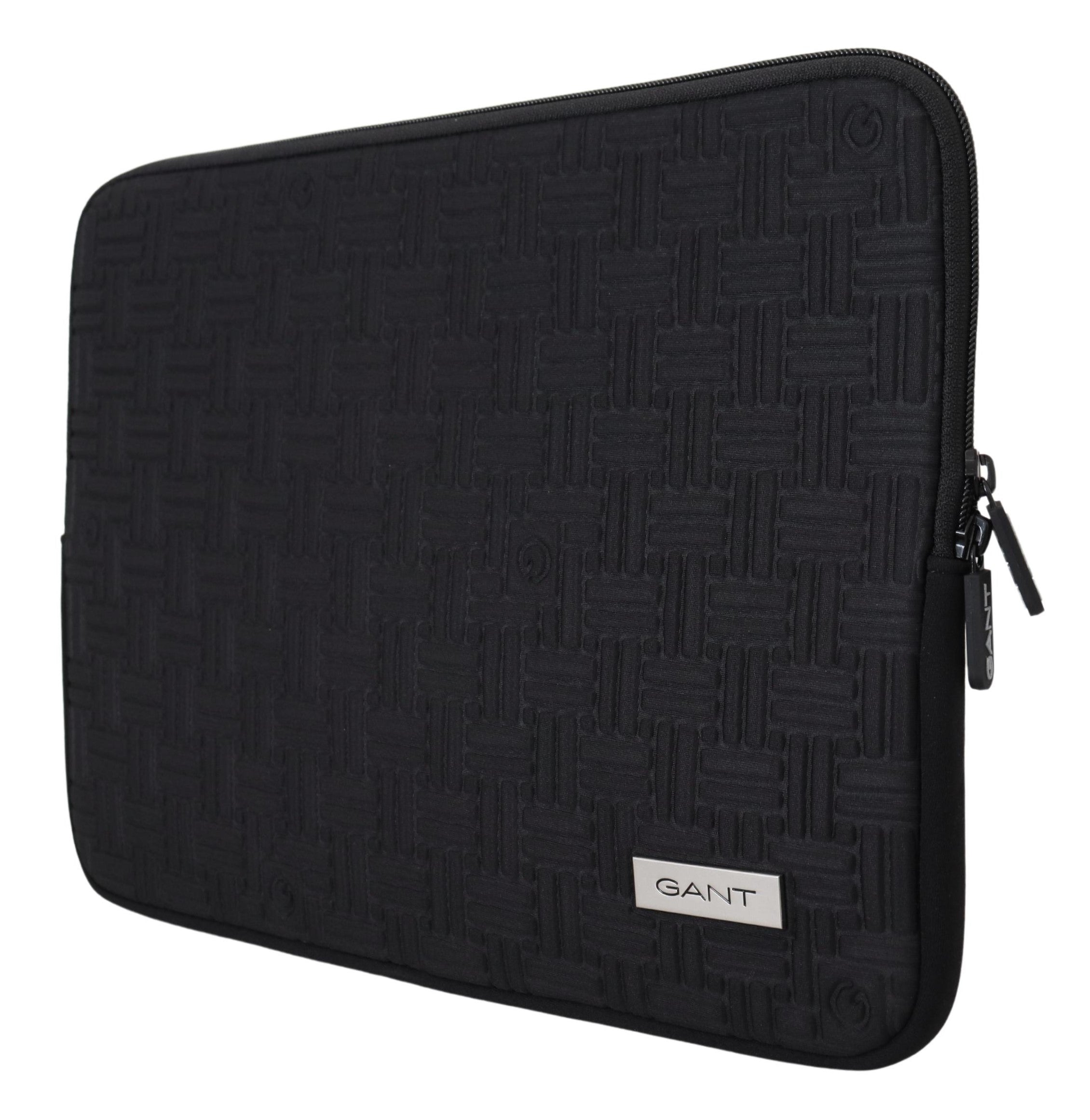 Gant Black Padded Pouch Bag Zipper Cover Sleeve Case - ACCEXO