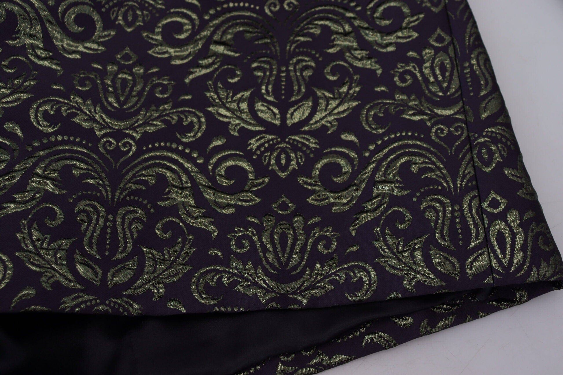 Dolce & Gabbana Gold Jacquard Robe Jacket - ACCEXO