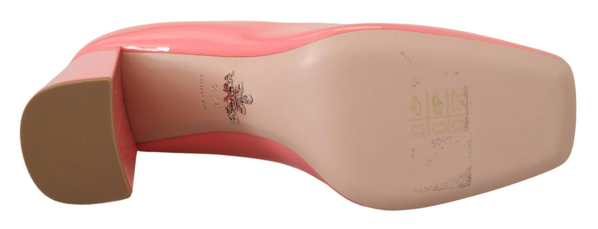 Prada Elegant Square Toe Pink Heels - ACCEXO