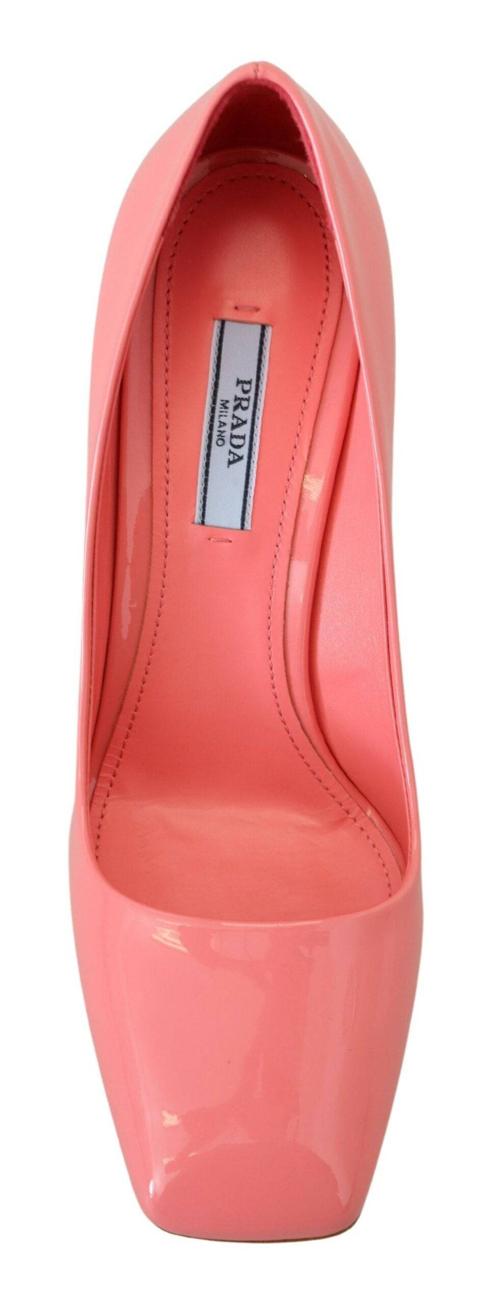 Prada Elegant Square Toe Pink Heels - ACCEXO