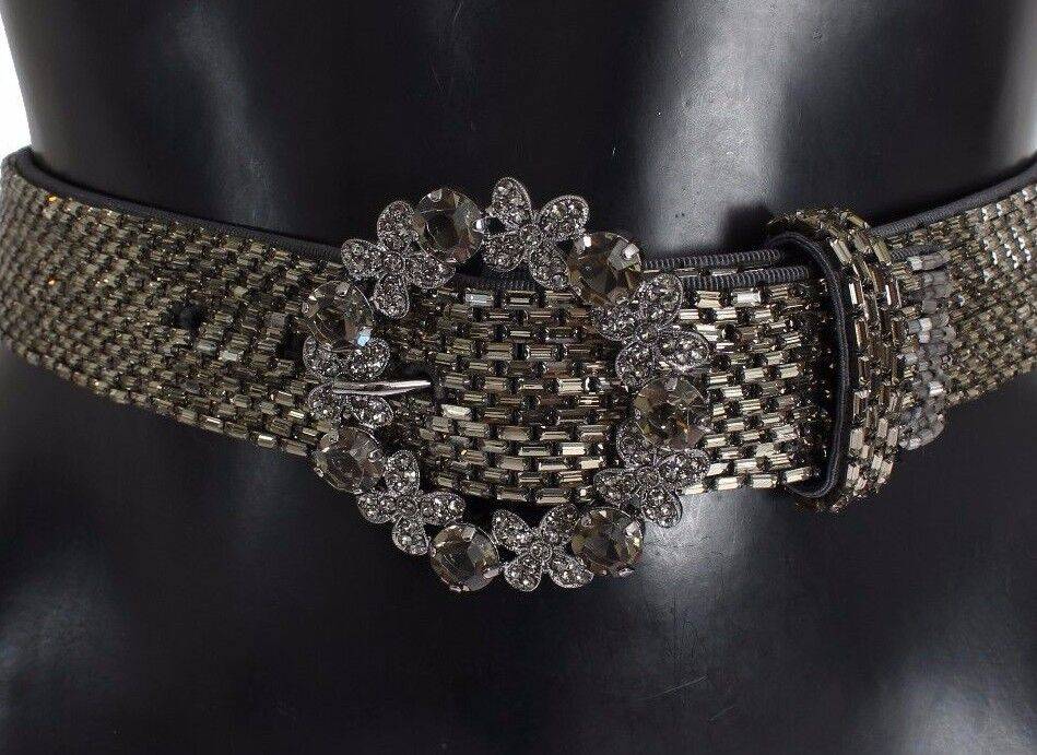 Dolce & Gabbana Swarovski Crystal Sequined Waist Belt - 65 cm / 26 Inches