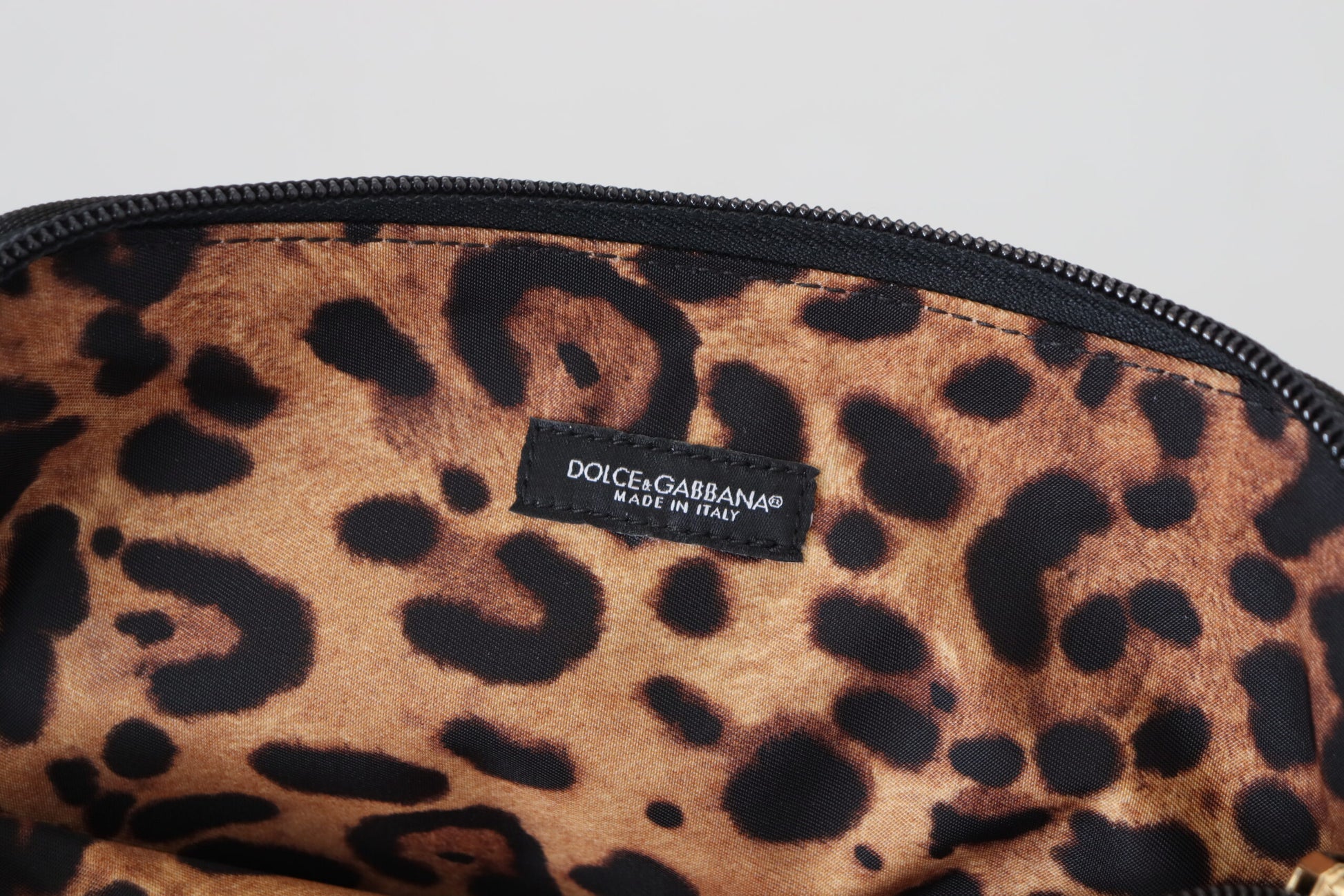 Dolce & Gabbana Elegant Blue Polyamide Pouch Bag - ACCEXO