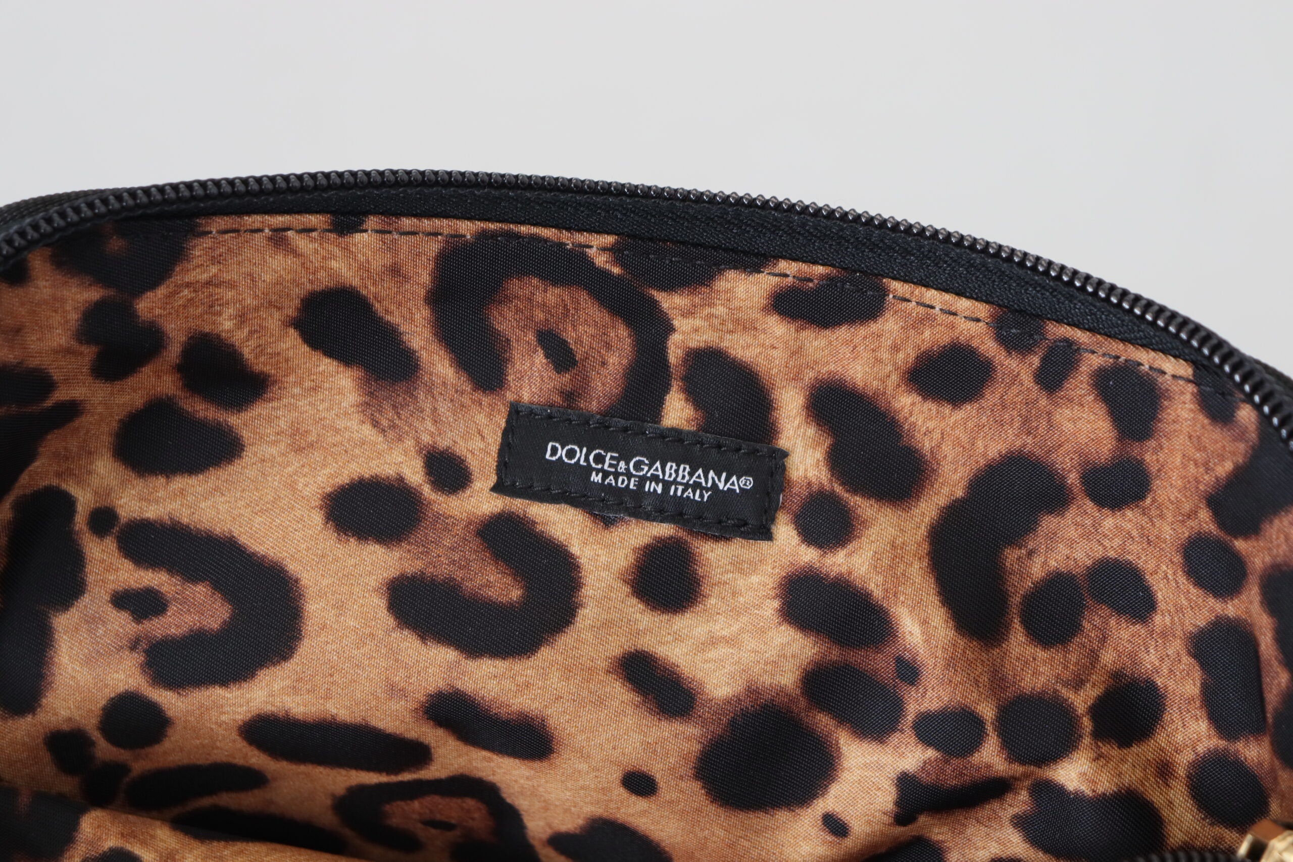Dolce & Gabbana Elegant Blue Polyamide Pouch Bag - ACCEXO