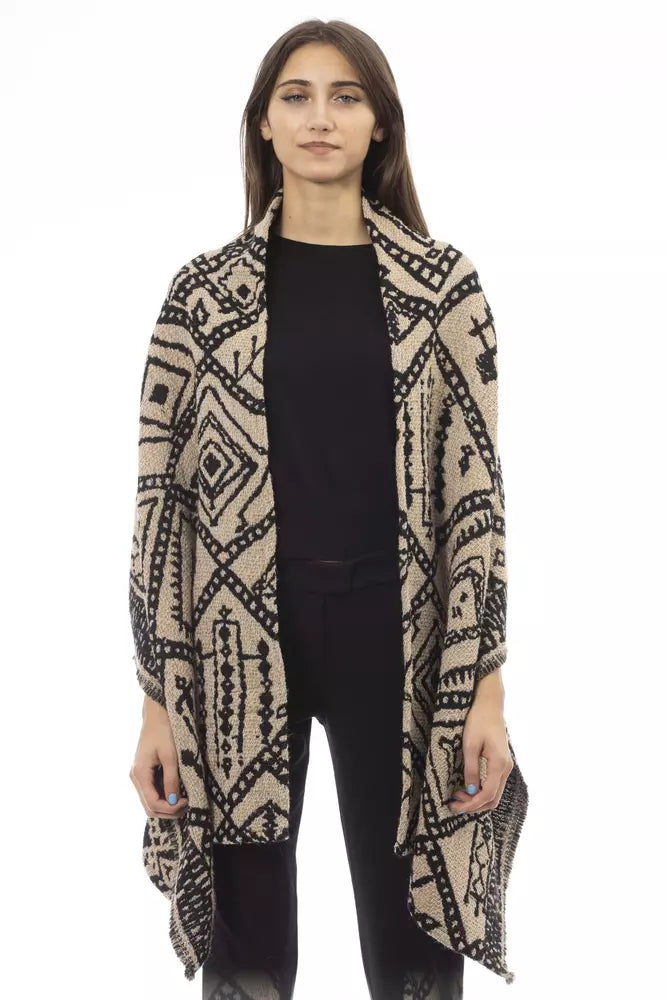 Alpha Studio Brown Acetate Women Scarf - ACCEXO