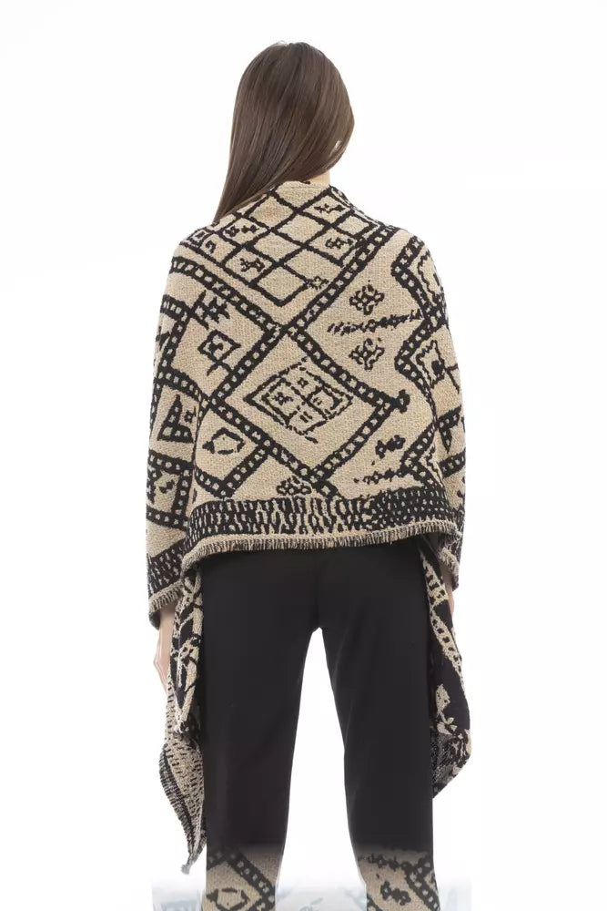 Alpha Studio Brown Acetate Women Scarf - ACCEXO