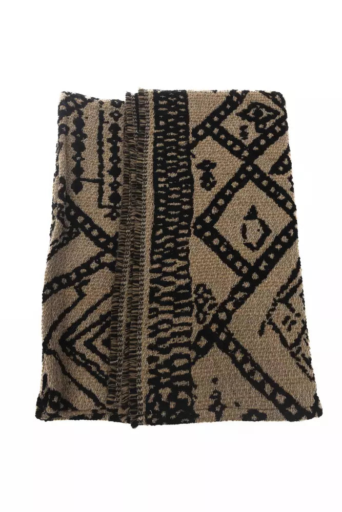 Alpha Studio Brown Acetate Women Scarf - ACCEXO