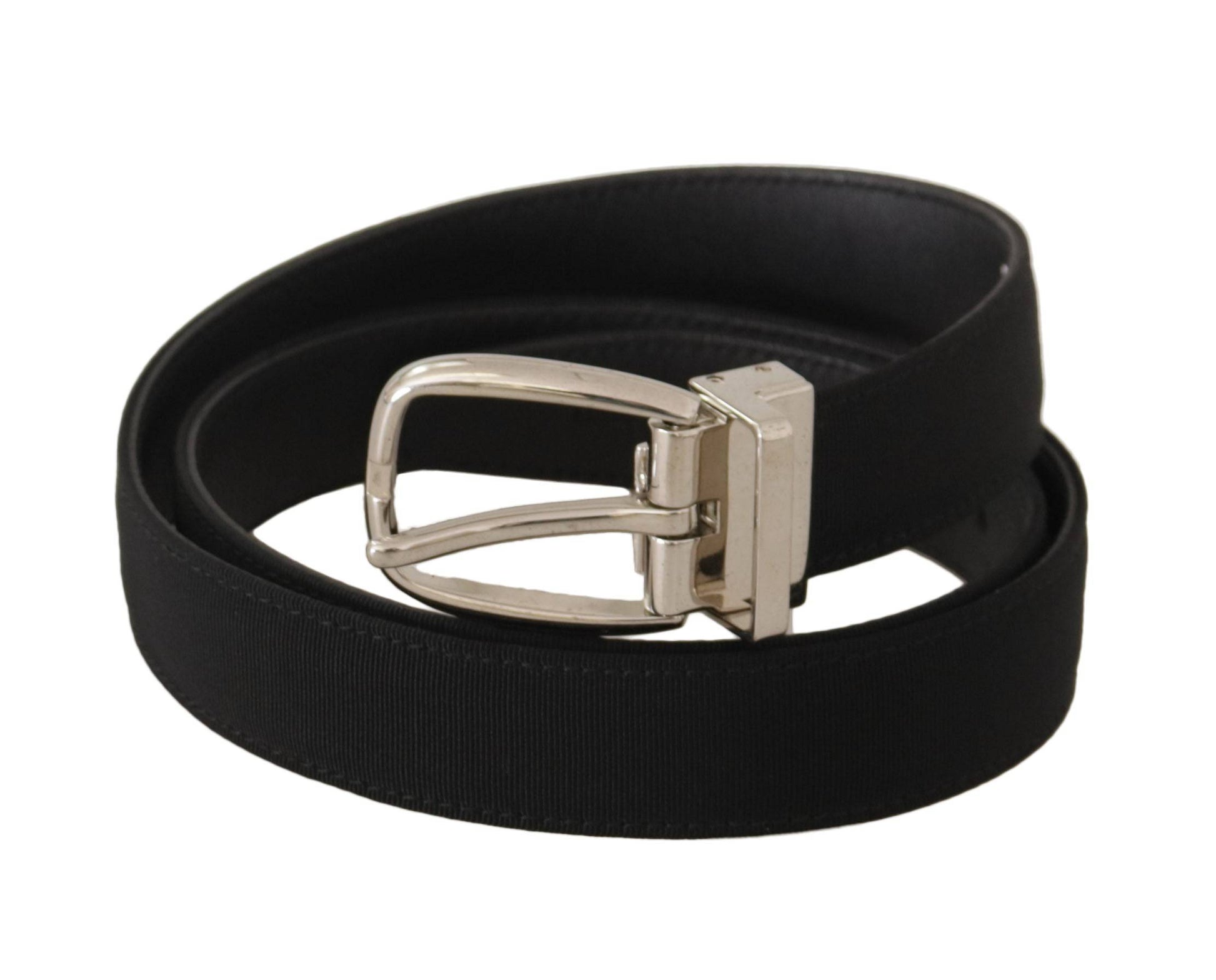 Dolce & Gabbana Elegant Engraved Buckle Leather Belt - ACCEXO