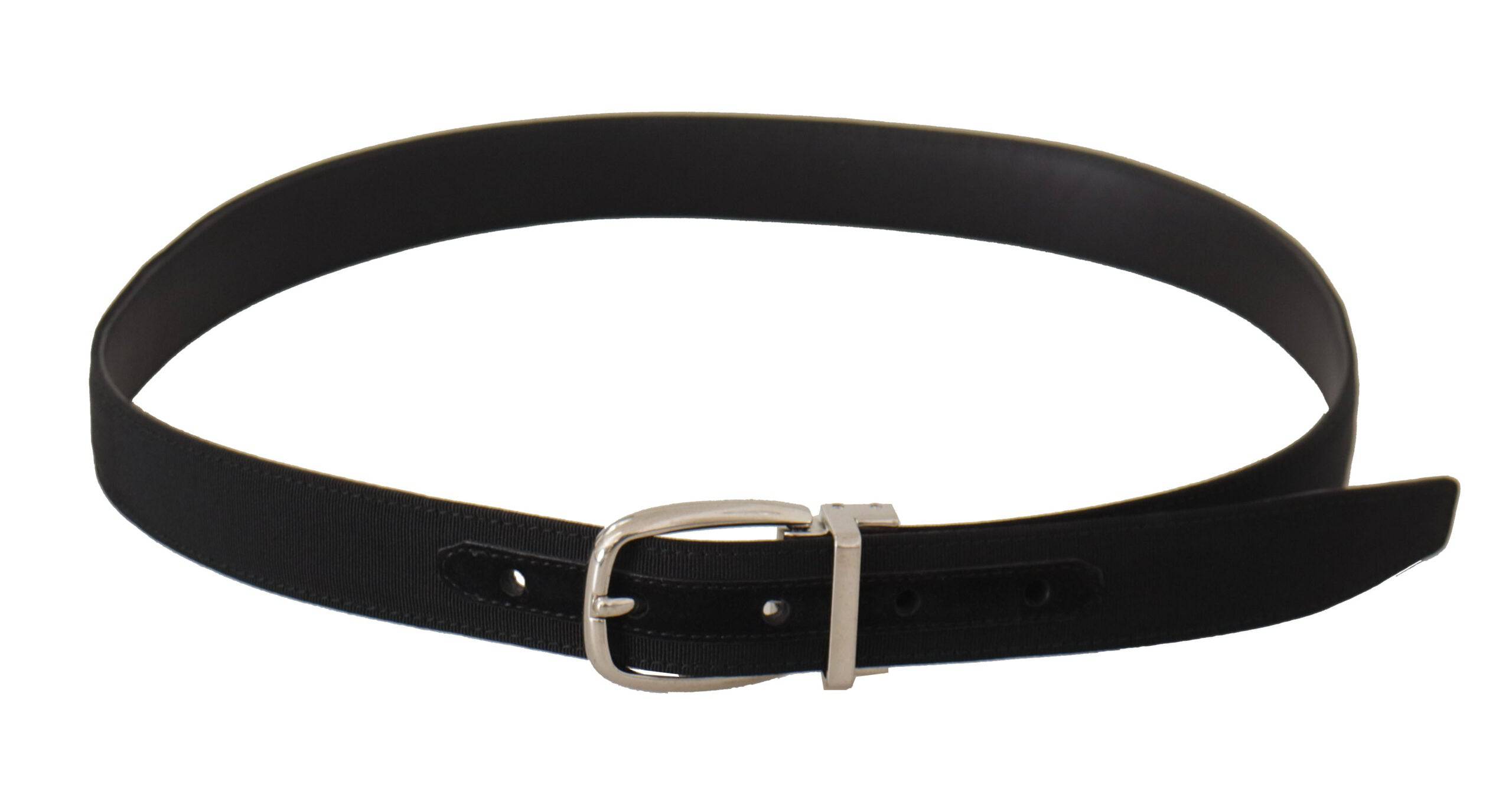 Dolce & Gabbana Elegant Engraved Buckle Leather Belt - ACCEXO