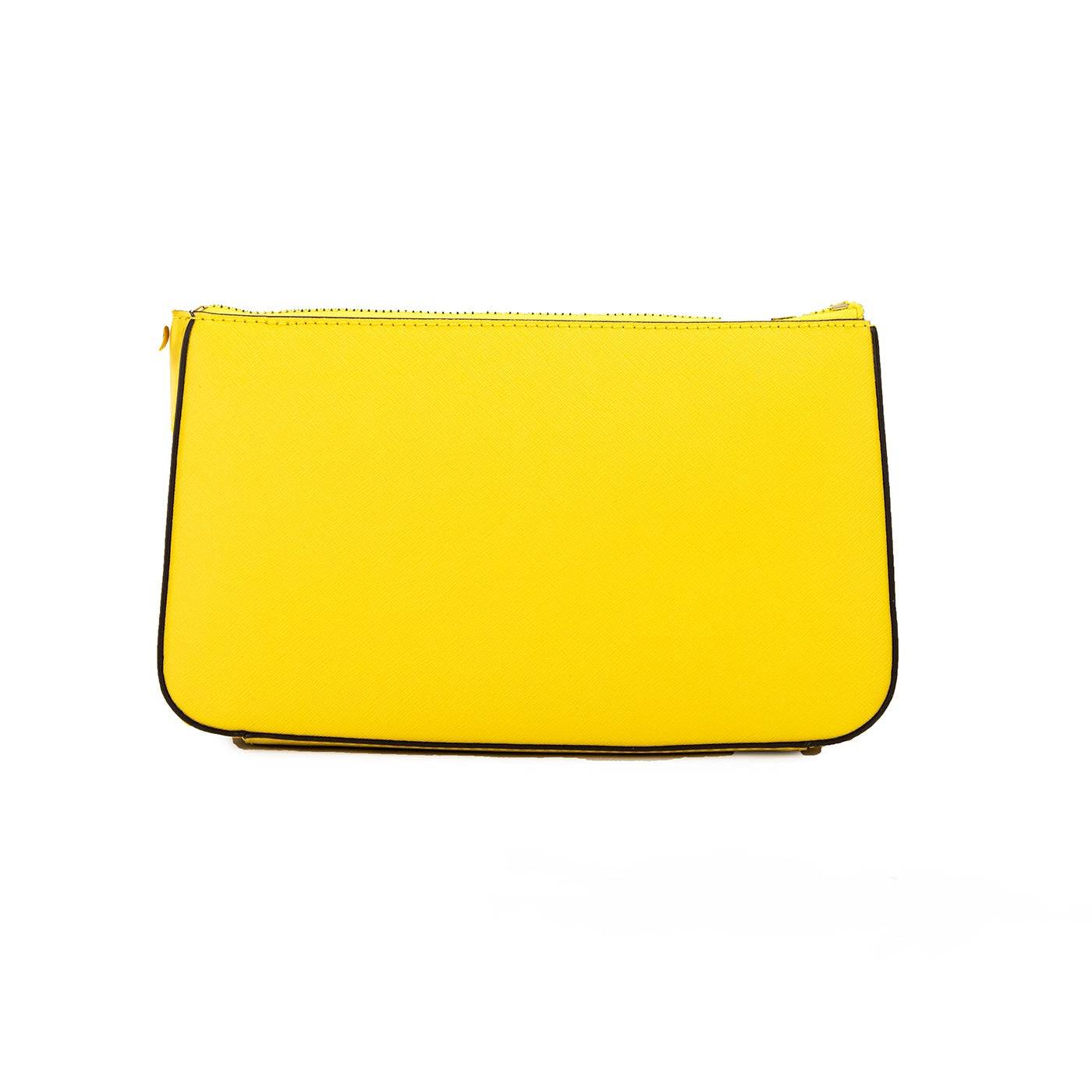 Michael Kors Jet Set Daffodil Vegan Crossbody Tech Attachment Bag Purse - ACCEXO