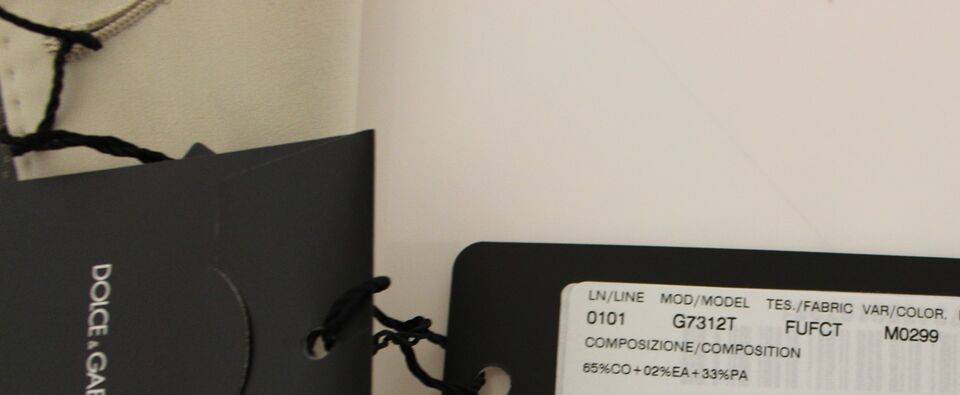 Dolce & Gabbana Elegant Beige Cotton Blend Dress Vest - ACCEXO