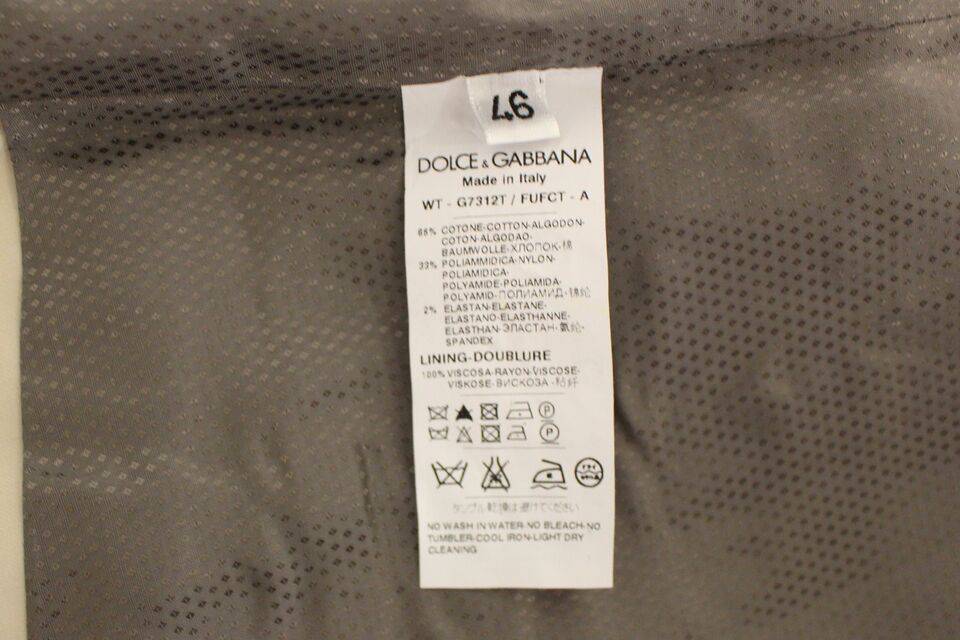 Dolce & Gabbana Elegant Beige Cotton Blend Dress Vest - ACCEXO