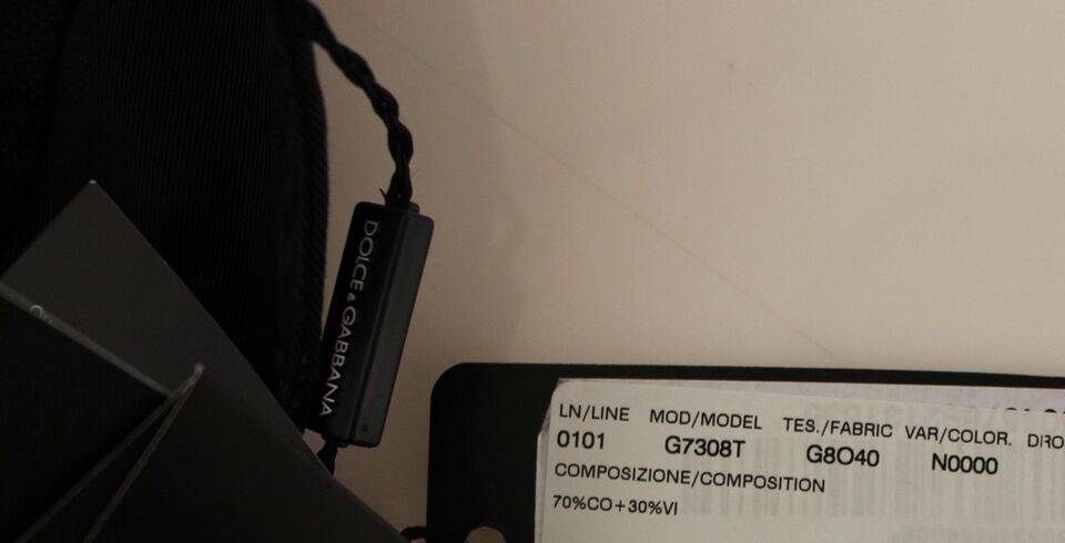 Dolce & Gabbana Elegant Black Dress Vest - ACCEXO