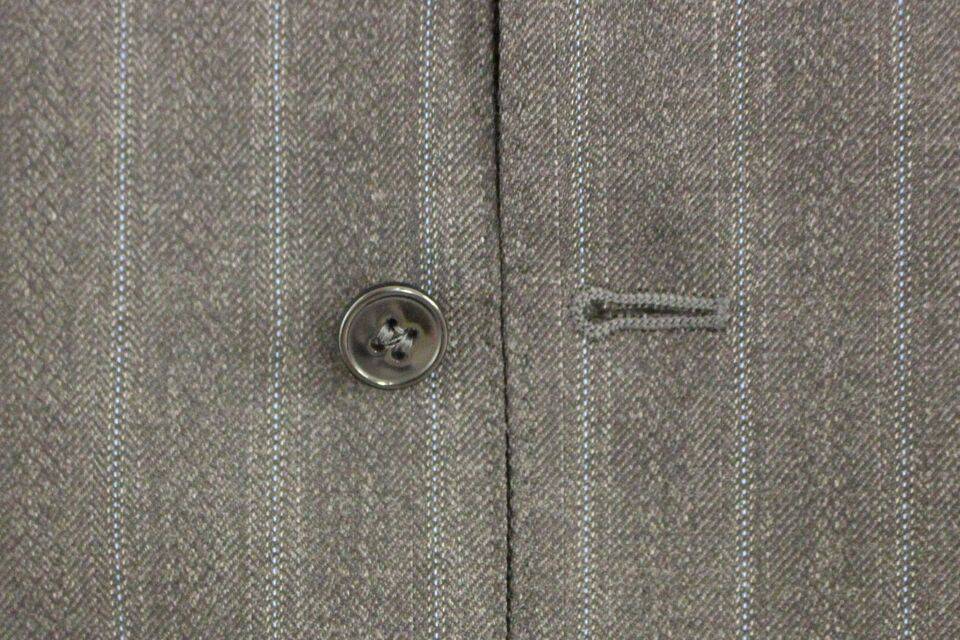 Dolce & Gabbana Elegant Striped Gray Dress Vest - ACCEXO
