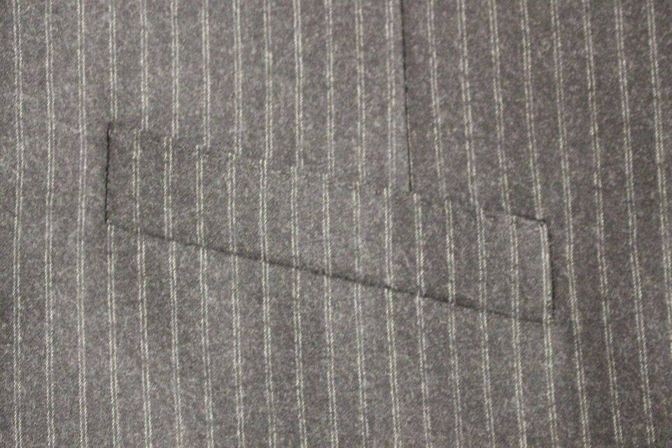 Dolce & Gabbana Elegant Gray Striped Wool Dress Vest - ACCEXO