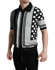 Dolce & Gabbana Elegant Striped Silk Blend Cardigan - ACCEXO