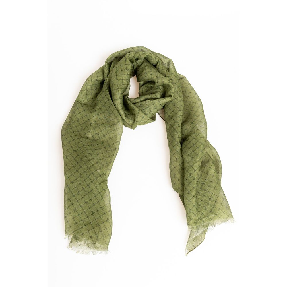 Trussardi Green Modal Men Scarf - ACCEXO