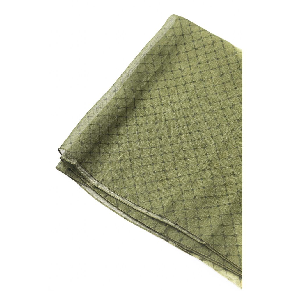 Trussardi Green Modal Men Scarf - ACCEXO