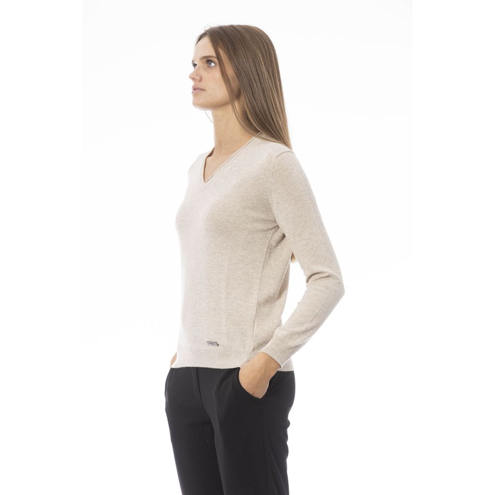 Baldinini Trend Beige Cashmere Women Sweater - ACCEXO