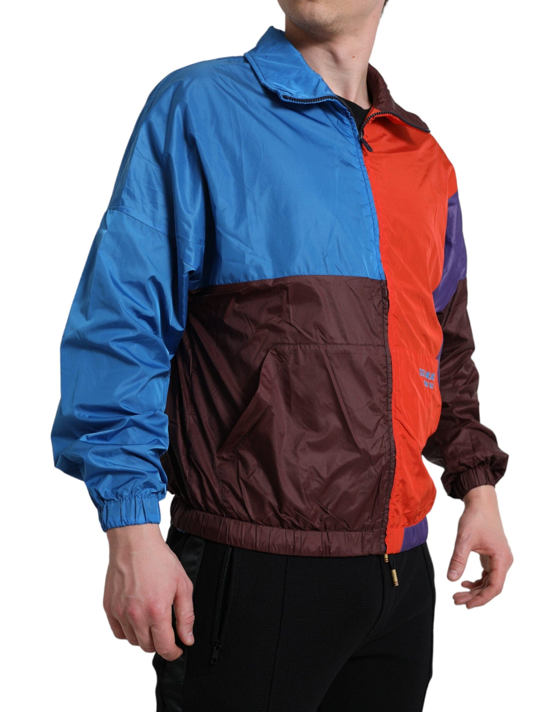Dolce & Gabbana Multicolor Techno Fabric Windbreaker Jacket - ACCEXO