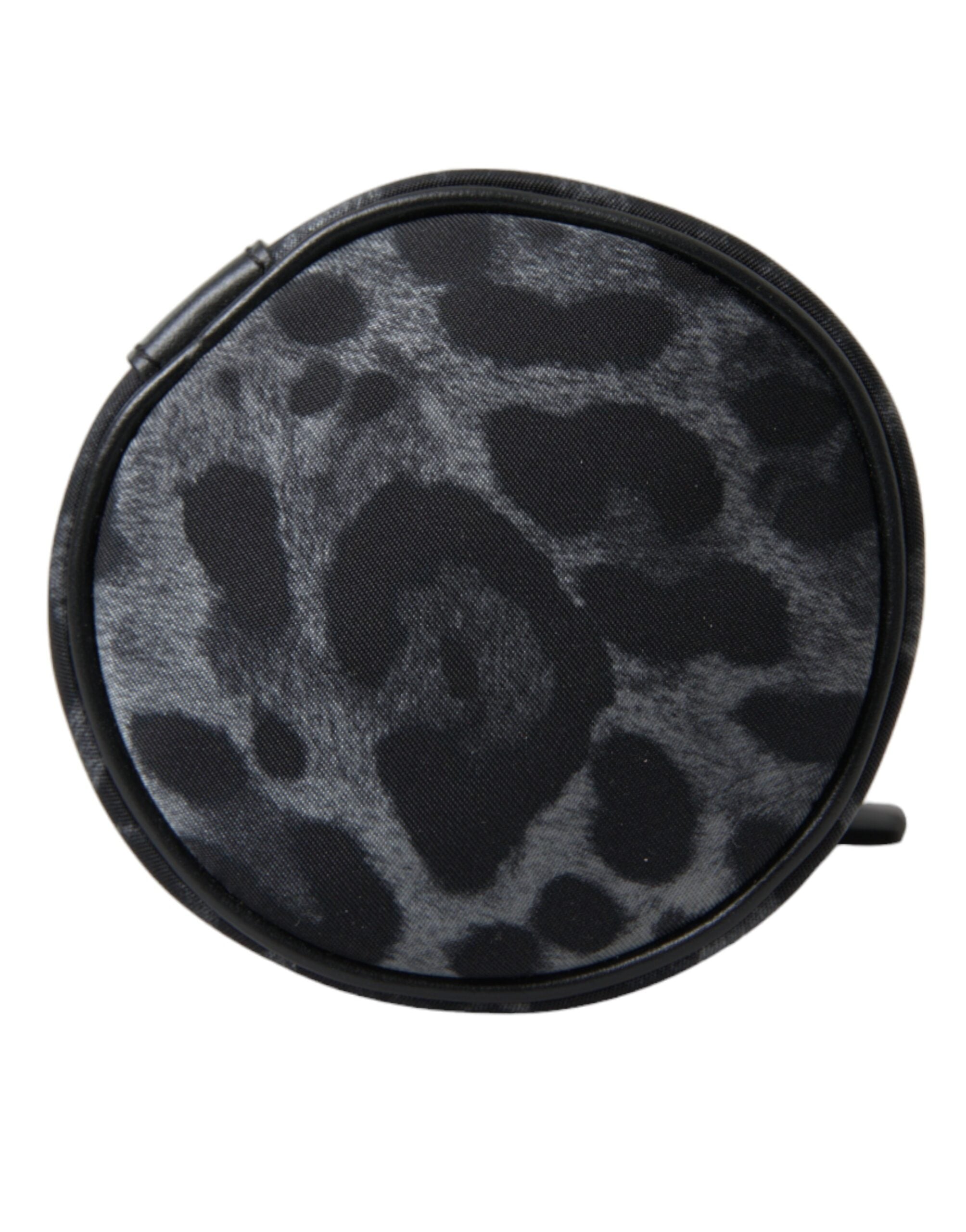 Dolce & Gabbana Chic Leopard Print Round Bottle Cage - ACCEXO