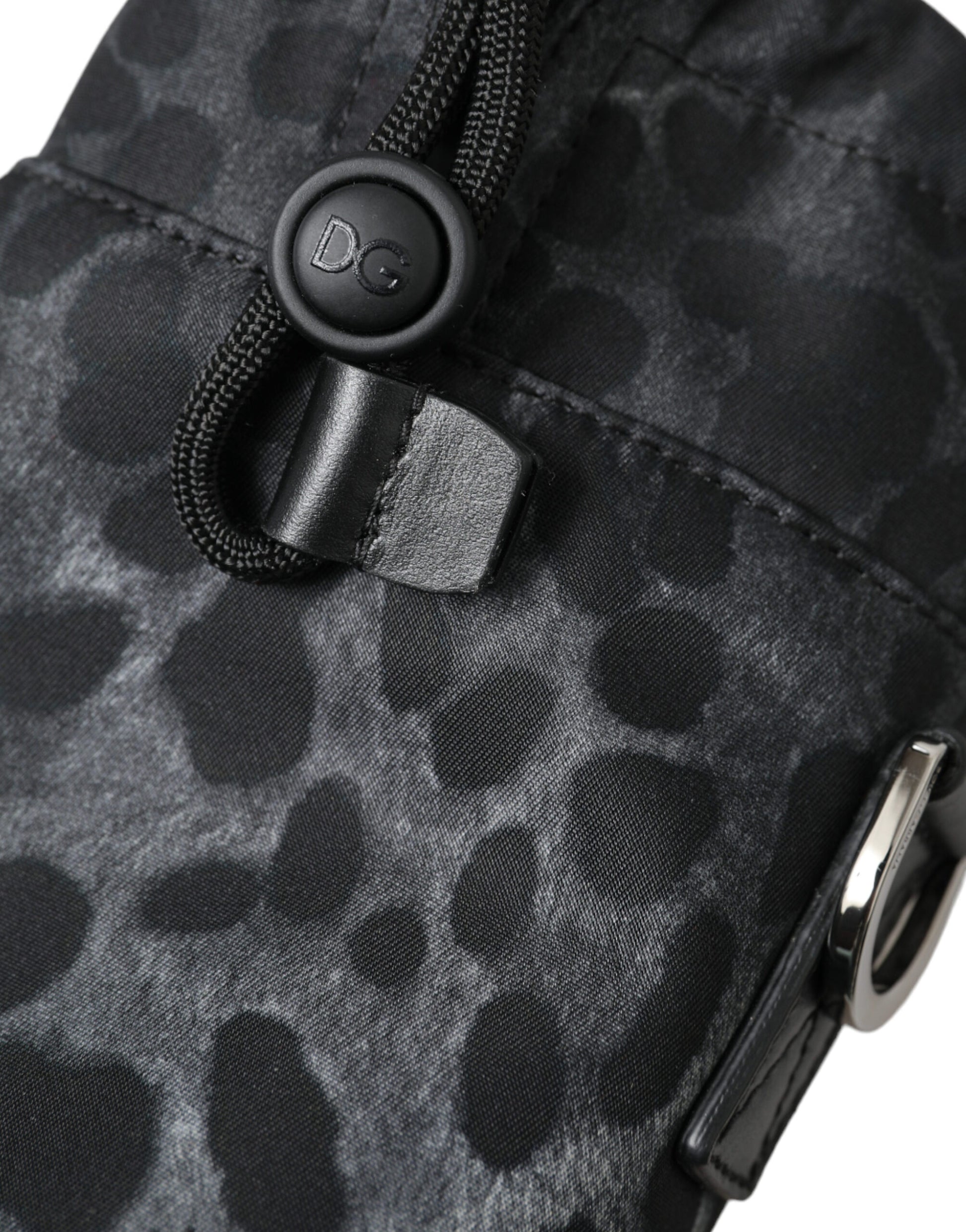 Dolce & Gabbana Chic Leopard Print Round Bottle Cage - ACCEXO