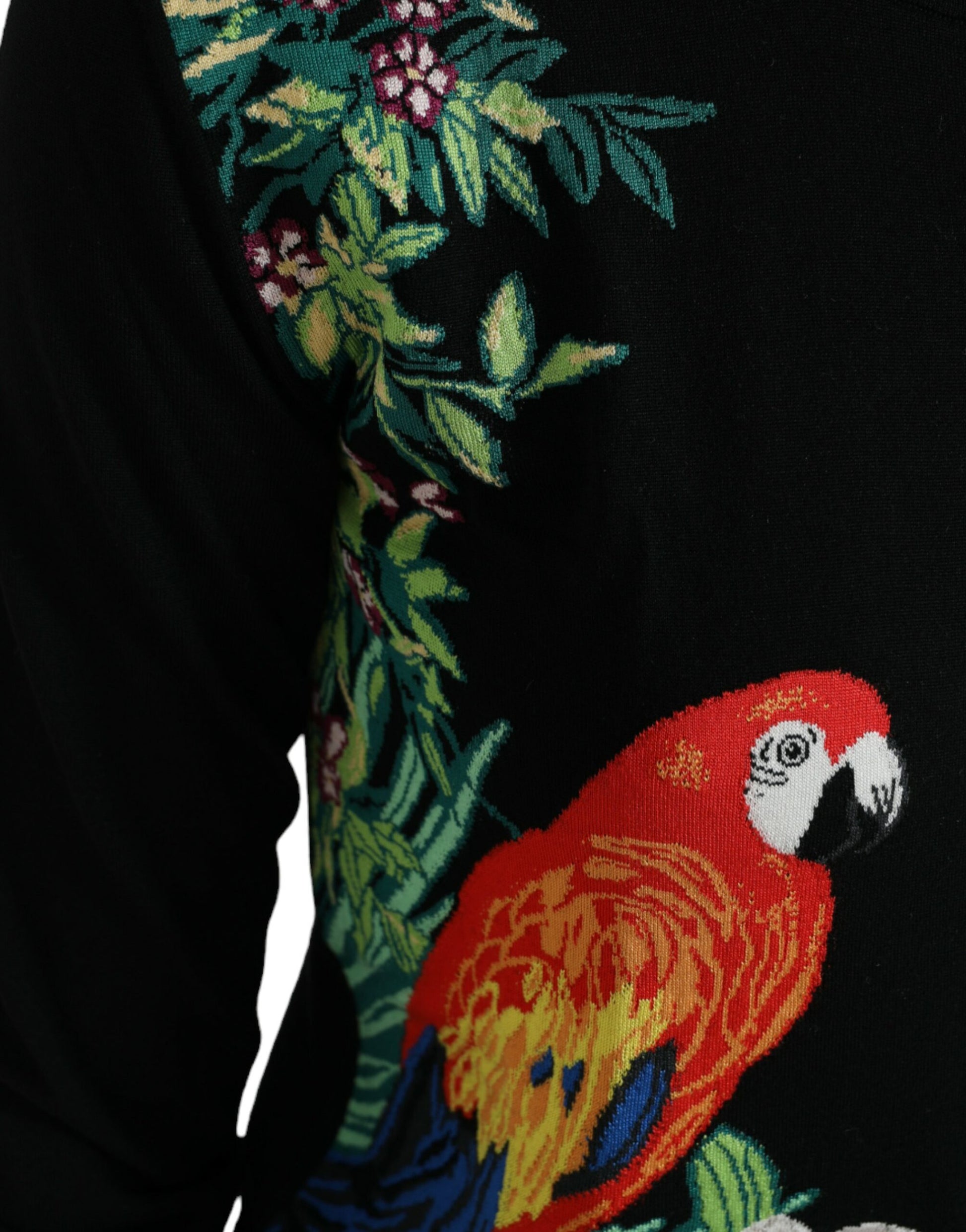 Dolce & Gabbana Elegant Wool Silk Printed Cardigan Sweater - ACCEXO