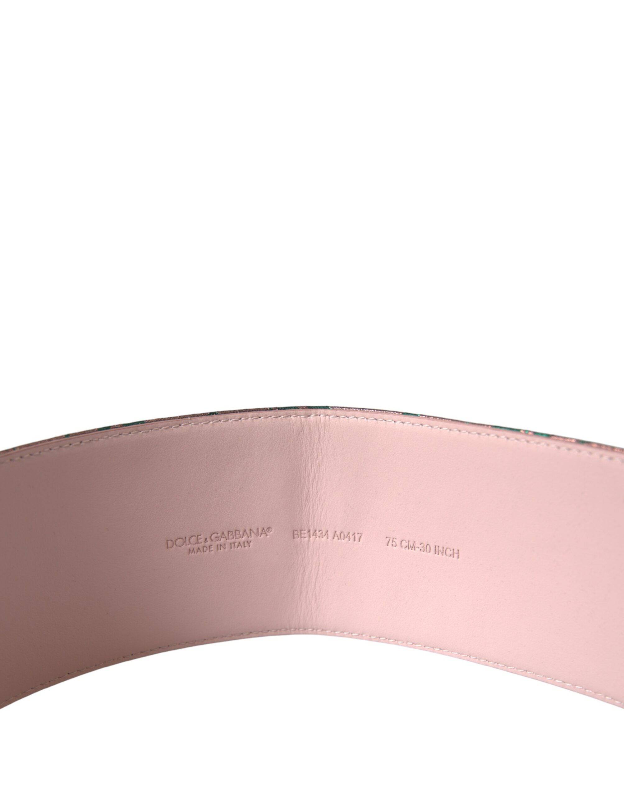 Dolce & Gabbana Multicolor High-Waist Statement Belt - ACCEXO