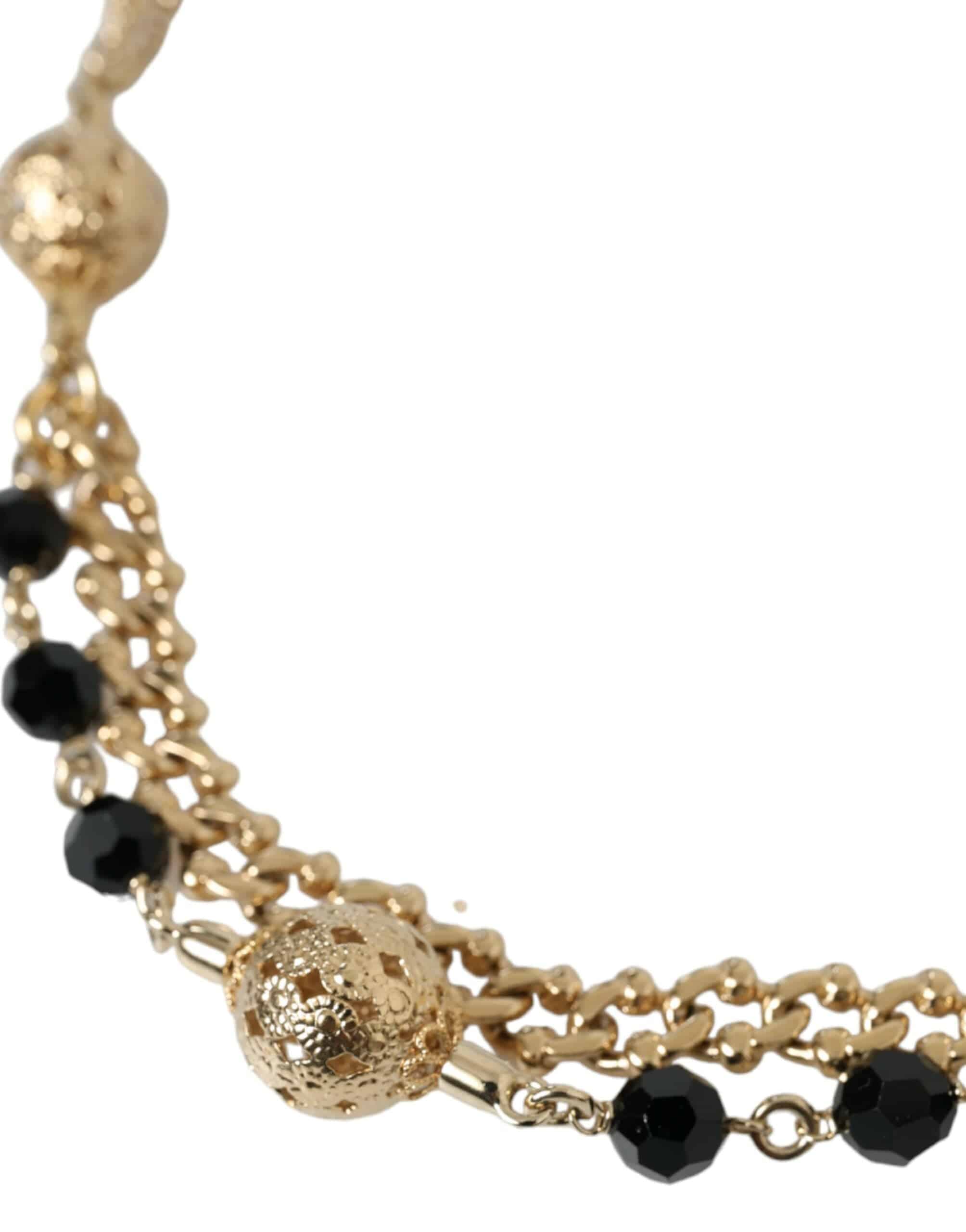 Dolce & Gabbana Elegant Crystal Bounce Leather Waist Belt - ACCEXO