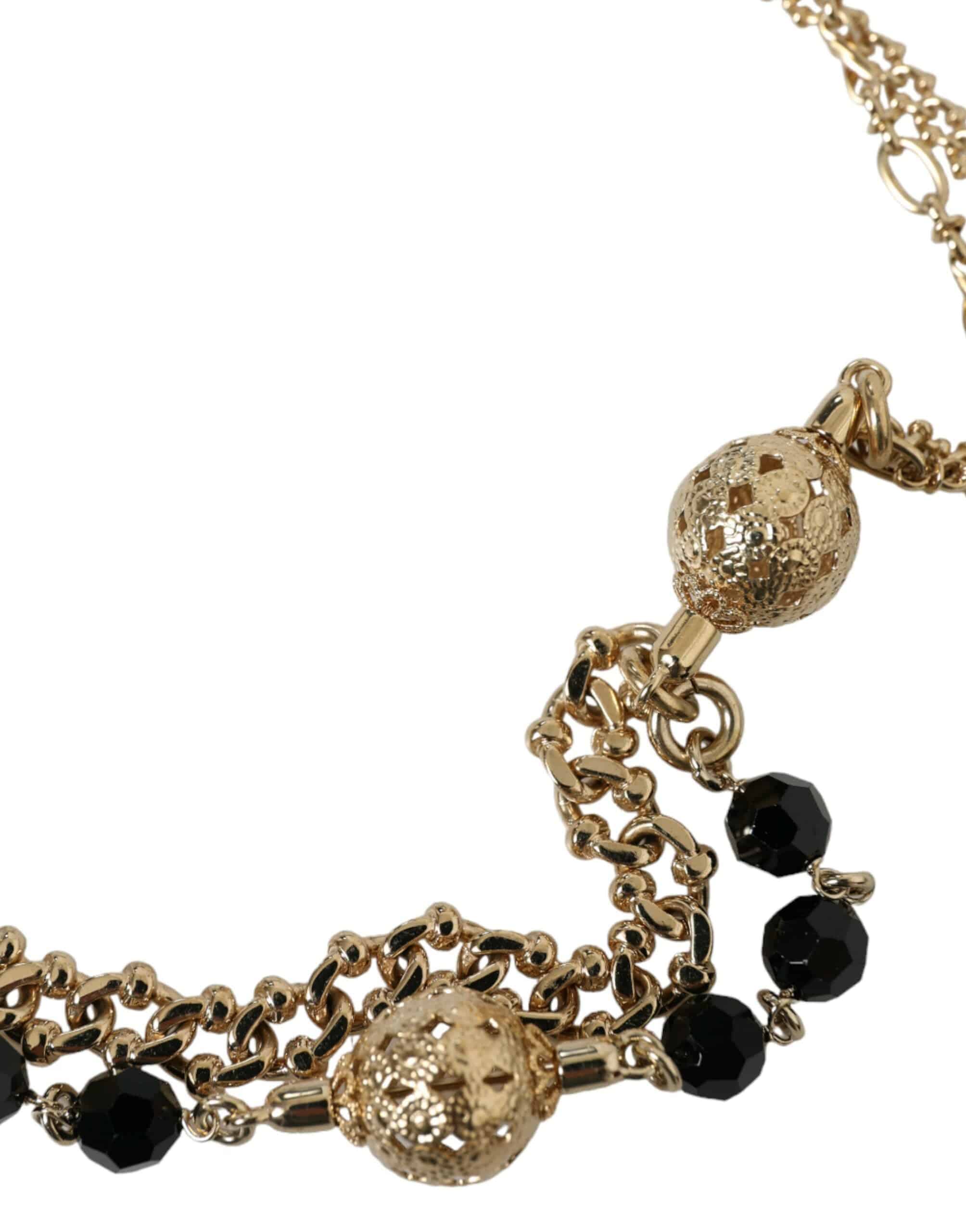 Dolce & Gabbana Elegant Crystal Bounce Leather Waist Belt - ACCEXO