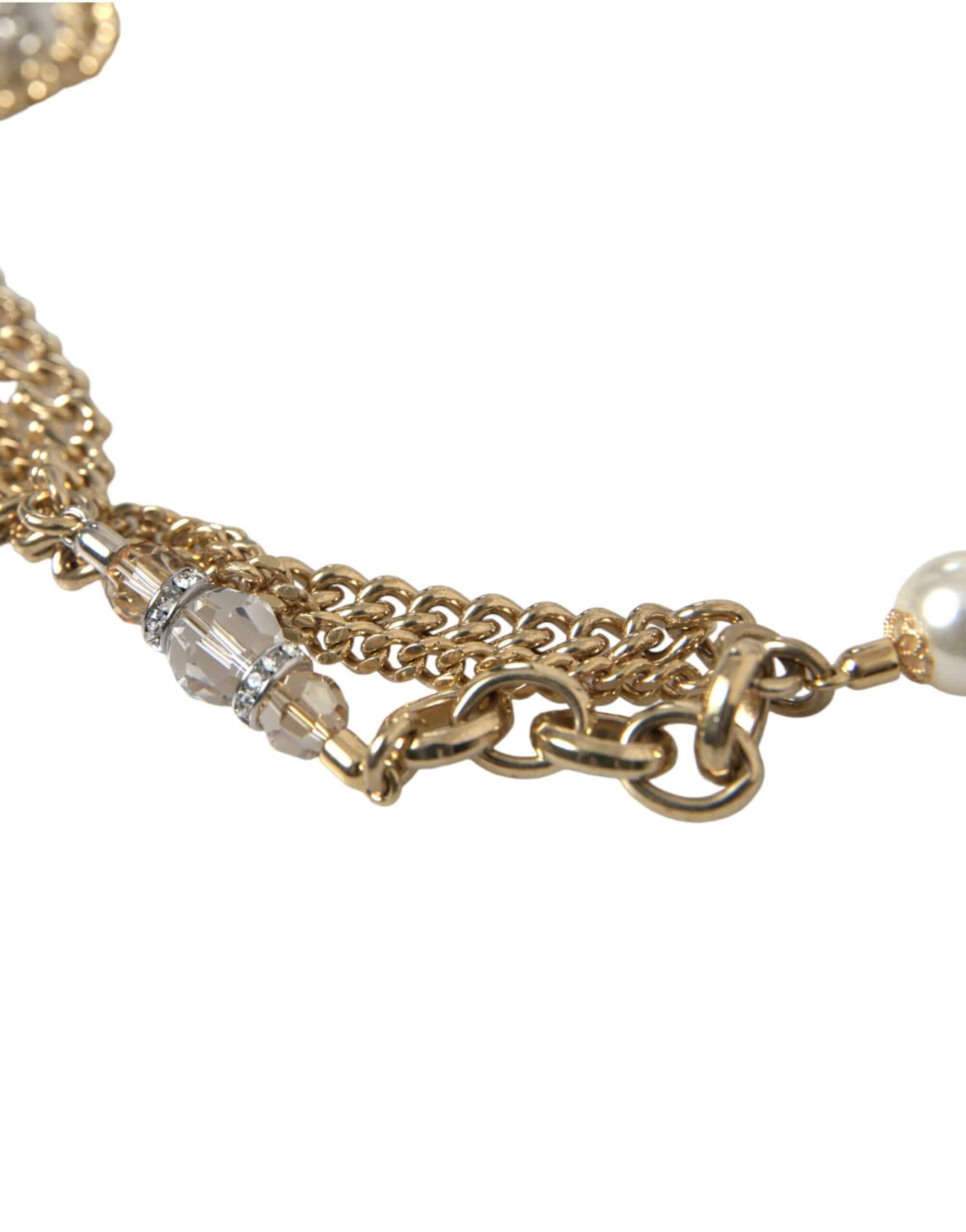 Dolce & Gabbana Elegant Crystal Bounce Waist Belt - ACCEXO