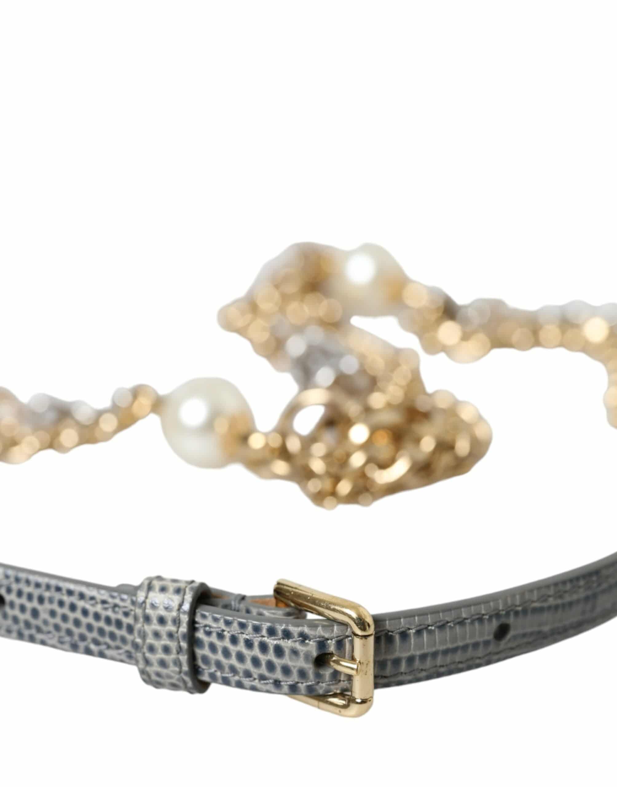 Dolce & Gabbana Elegant Crystal Bounce Waist Belt - ACCEXO