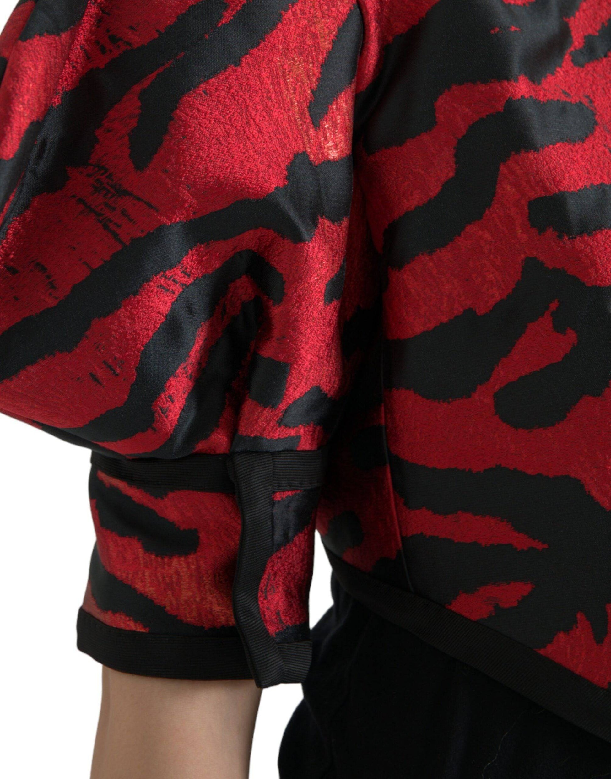 Dolce & Gabbana Elegant Animal Print Coat Jacket - ACCEXO