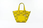 Michael Kors Kimber Small Daffodil Leather 2-in-1 Zip Tote Messenger Bag Purse - ACCEXO