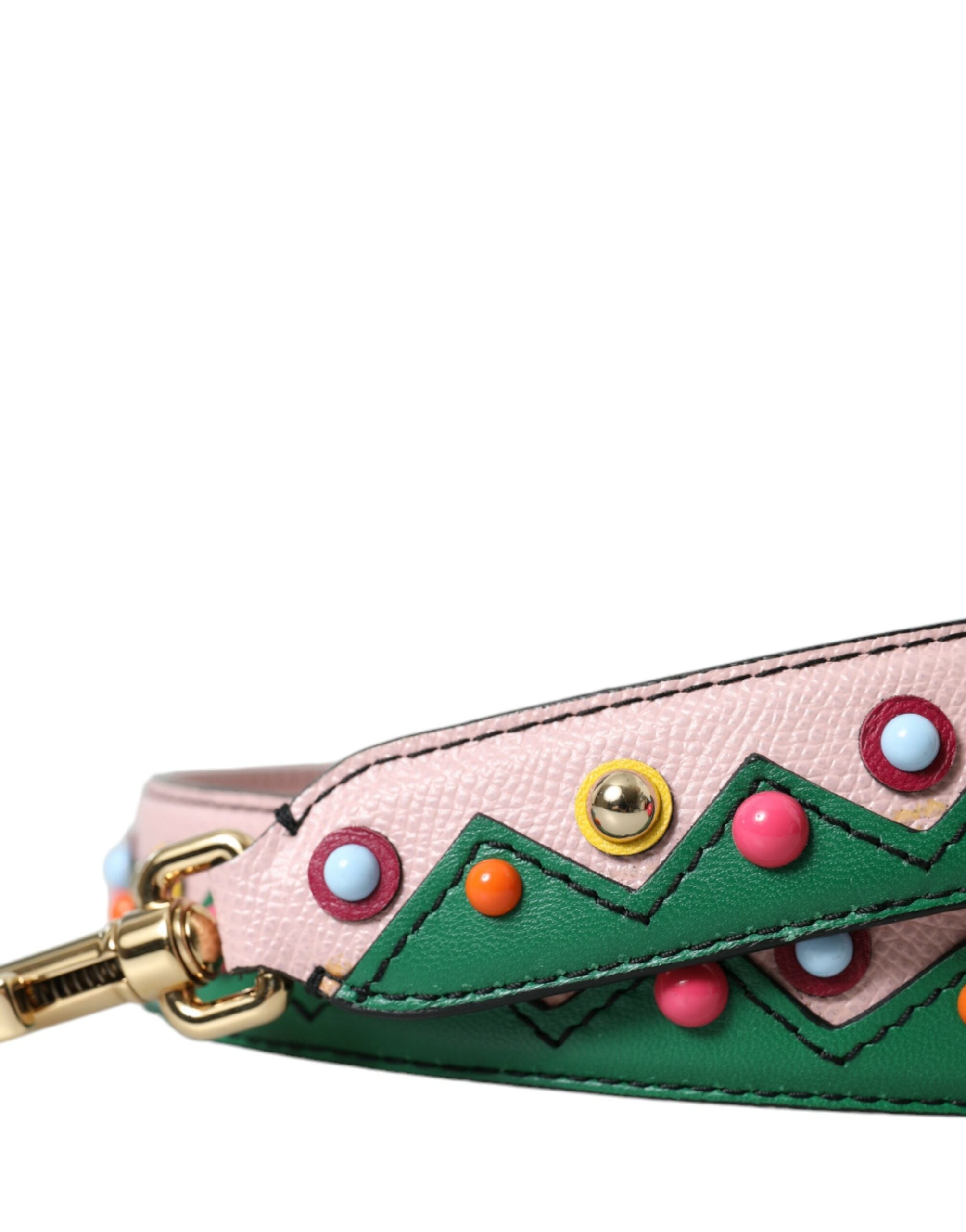 Dolce & Gabbana Pink Leather Handbag Accessory Shoulder Strap - ACCEXO
