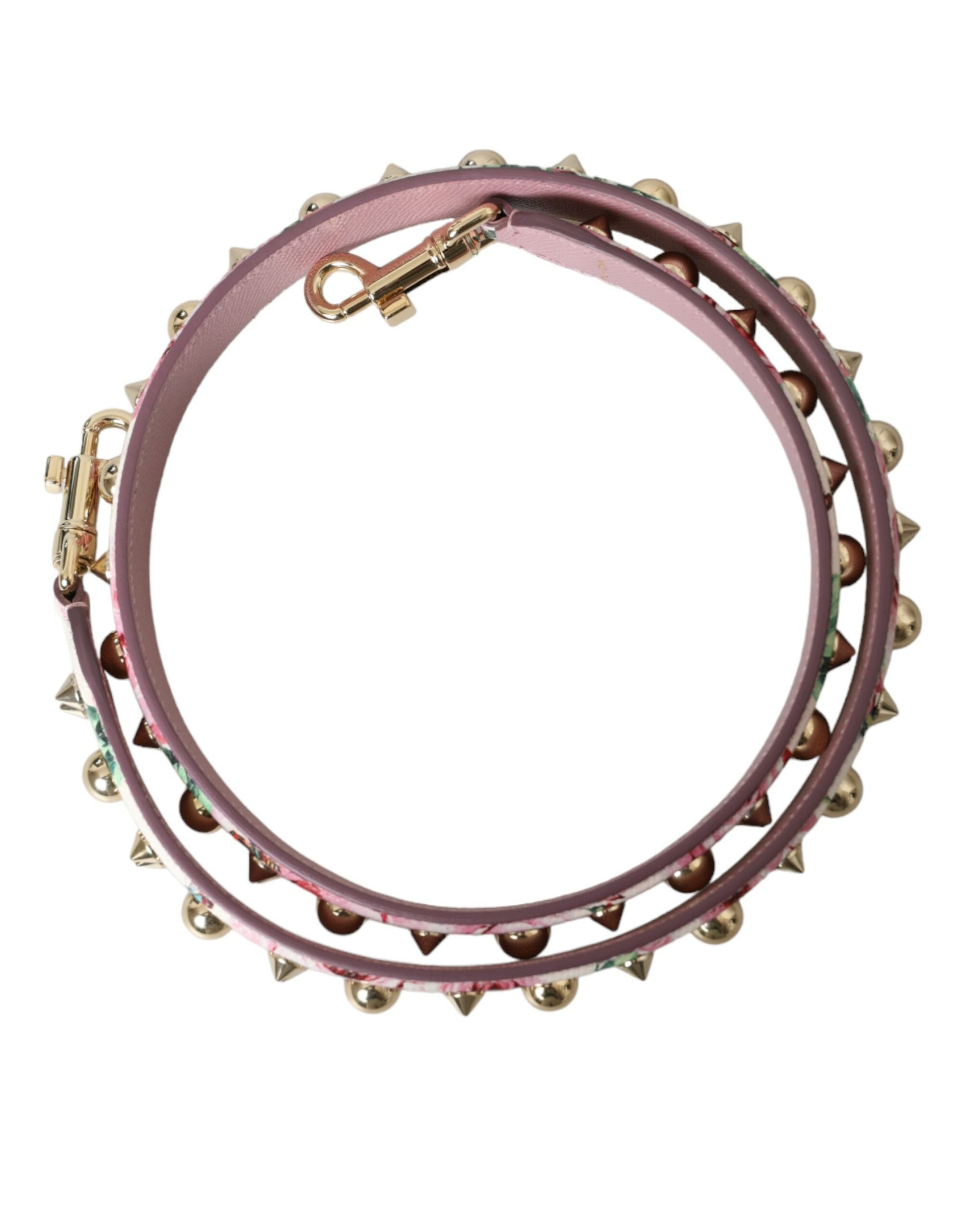 Dolce & Gabbana Pink Floral Handbag Accessory Shoulder Strap - ACCEXO