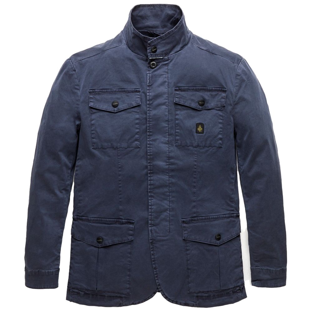 Refrigiwear Blue Cotton Jacket - ACCEXO