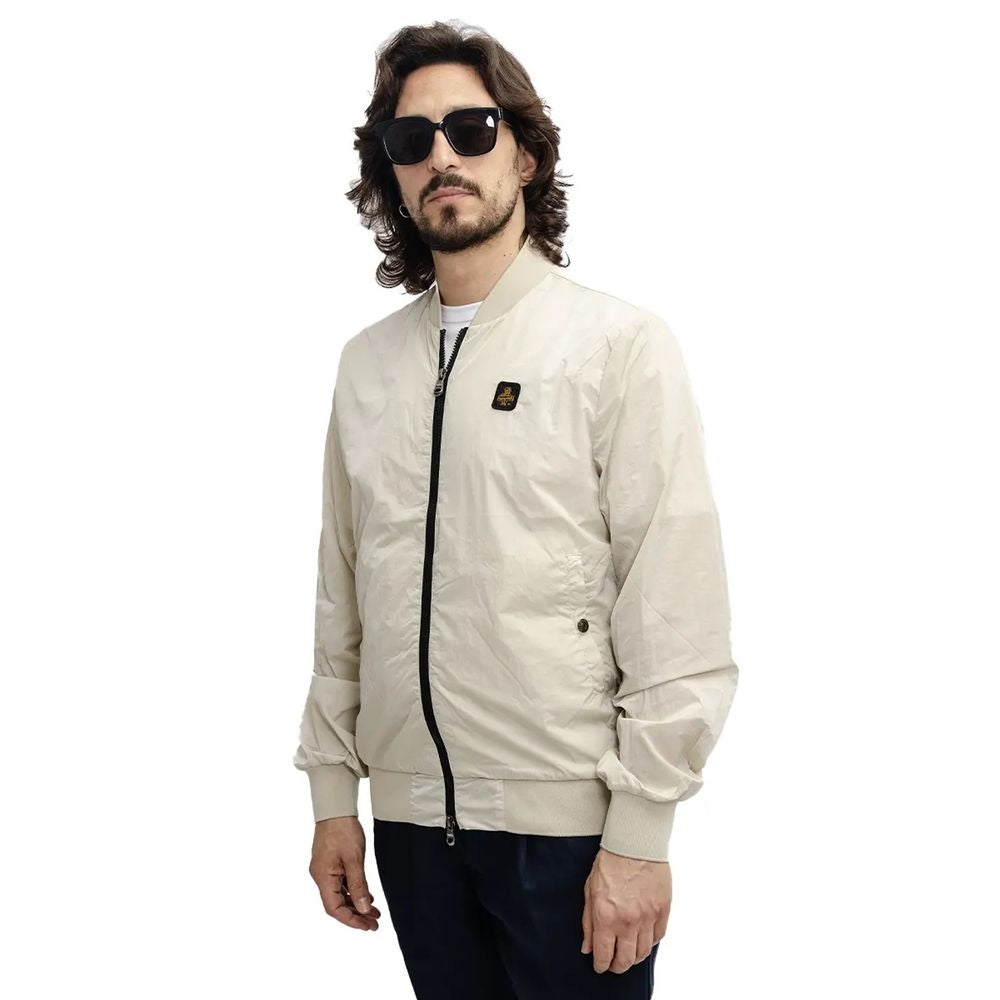 Refrigiwear Beige Nylon Jacket - ACCEXO