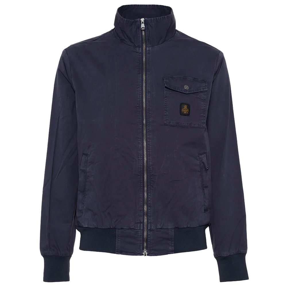 Refrigiwear Versatile Blue Bomber Jacket for Men - ACCEXO