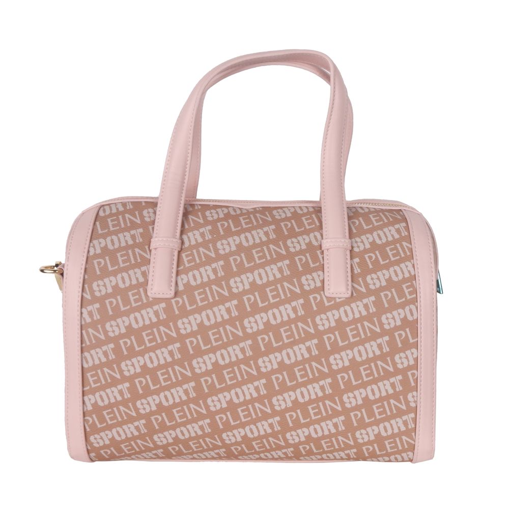 Plein Sport Chic Pink Eco-Leather Crossbody Bag - ACCEXO