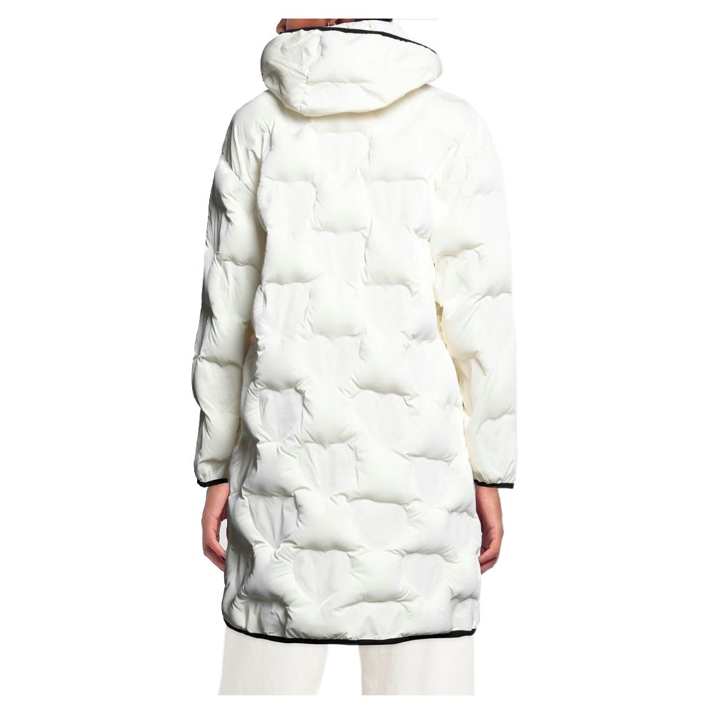 Love Moschino Chic Quilted Heart Long Down Jacket - ACCEXO